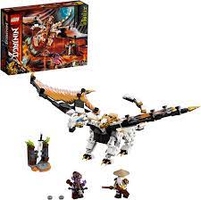 Amazon.com: LEGO NINJAGO Wu's Battle Dragon 71718 Ninja Battle Set Building  Kit Featuring Buildable Figures (321 Pieces) : Toys & Games