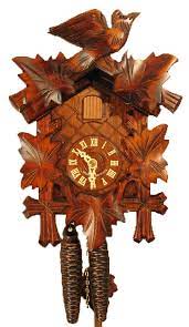 German Hand Carved Cuckoo Clock With
