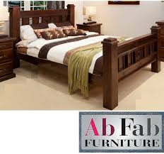 queen size coolibah timber bed frame