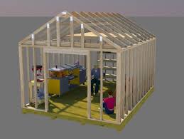 storage shed building plans 12x16