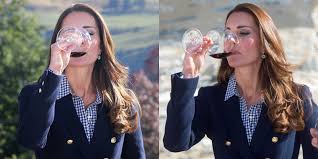 Catherine, duchess of cambridge kicks a football as. Kate Middleton Founded An All Girls Drinking Club In College Kate Middleton Drinking Alcohol
