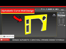 3dsmax Curve Wall Opening Arch Design