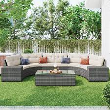 jasmoder rattan outdoor sectional with