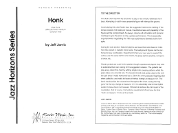 Honk Full Score Sheet Music To Download
