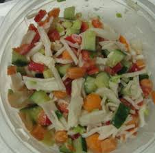 This is not your ordinary imitation crab salad recipe. Imitation Crab Salad Kosher In The Kitch