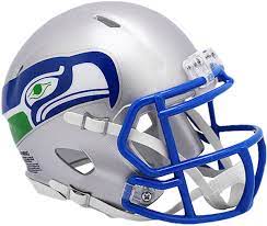 Seattle Seahawks Silver Speed Throwback (1983-2001) Unsigned Mini Helmet  Stock #209215 - Mill Creek Sports