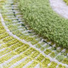 modern round stripe carpet wool