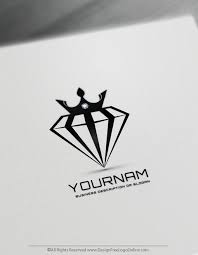 jewelry crown on diamond logo