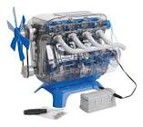 Mindblown Working Motor Engine Model Building Kit, Educational Toy, Ages 8+ Discovery