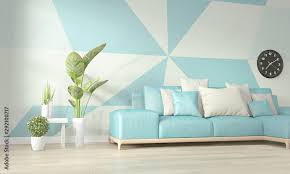 Ideas Of Light Blue And White Living