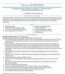 Example Executive Assistant Resume   Free Sample