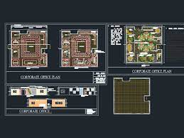 corporate office in autocad
