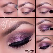 purple glam eye shadow pictorial