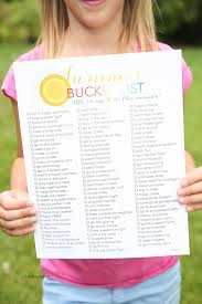 summer bucket list 100 things to do in