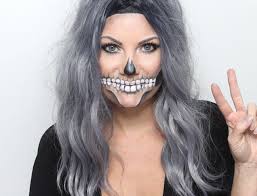 halloween makeup skeleton skull