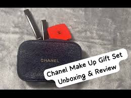 chanel makeup gift set review with an