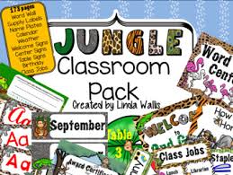 Jungle Classroom Decor Pack
