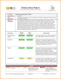 Project Daily Status Report Template Excel Prune Spreadsheet