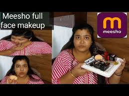 meesho est full face makeup review