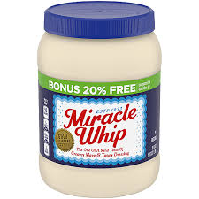 miracle whip mayonnaise sandwich