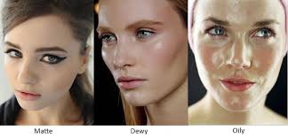 dewy vs oily a fine line