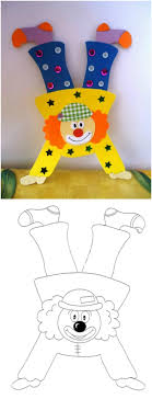 Für fasching oder zum geburtstag. Clown Basteln Mit Kindern Aus Tonpapier Klorollen Pappteller Und Co