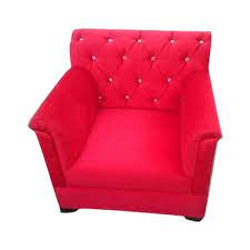 red sofa chair seating capacity 1 seater