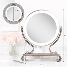 zadro glamour led vanity mirror with 5x