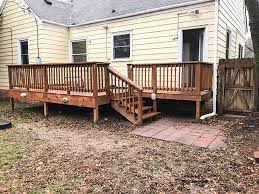 Floating Deck With Paver Patio Addition