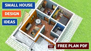 small house design with floor plan