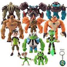 The information on the new toy launches is provided by atamaii. Buy Ben 10 Action Figure Kids Toys 11 Piece Ben Ten Figurine Set With Keychain Included Safe And Durable Favorite Characters Ben Tennyson Grey Matter Heatblast Humongousaur Rath Vilgax Online