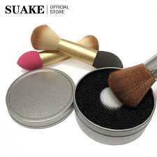 suake makeup brush cleaning mat box