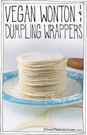 vegan wonton dumpling wrappers it