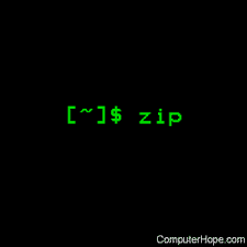linux zip command help and exles