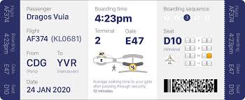 You'll receive it after checking in for your flight. How To Make Boarding Passes More Traveler Friendly By Dragos Vuia Modus