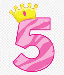 Number 1 Clipart Birthday Number 5 Number 1 Birthday Number 5  gambar png