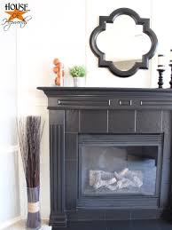 A Dramatic Fireplace Makeover White