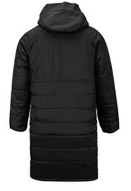 Details About Puma Men Arsenal Bench Long Padded Jacket Winter Black Warm Coat Padded 75323904
