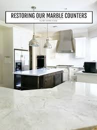 Restoring Our Marble Counters Honey