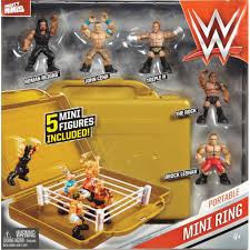 Wwe war games playset limited edition. Wwe Mighty Minis Ring Playset W 5 Mini Figures Wwe Toy Wrestling Action Figure Playset Walmart Com Walmart Com