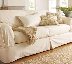 White Slipcover Sofa Slipcovered Sofa