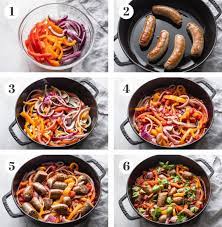 italian sausage with peppers and onions
