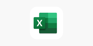 microsoft excel on the app