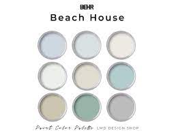 Beach House Behr Paint Color Palette