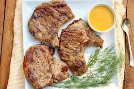 On the flip side, beef and lamb are not good candidates for brining because they're fattier and they can be enjoyed rarer than chicken or pork. The Fountain Avenue Kitchen Pickle Brine Pork Chops Or Chicken With Liquid Gold Sauce