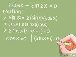 how to solve trigonometric equations 8
