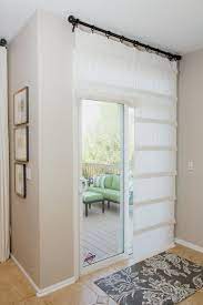 Off White Sliding Glass Door Curtain