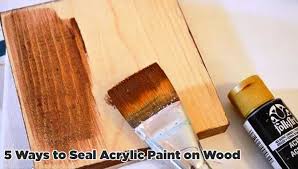 how to seal acrylic paint on wood in 5