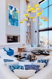 decorate a double height living room