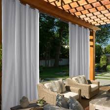 Waterproof Outdoor Curtain W Grommet